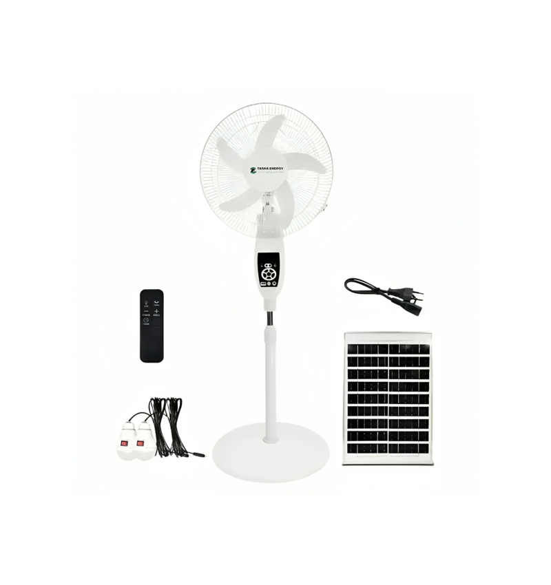 16” Rechargeable Solar Fan